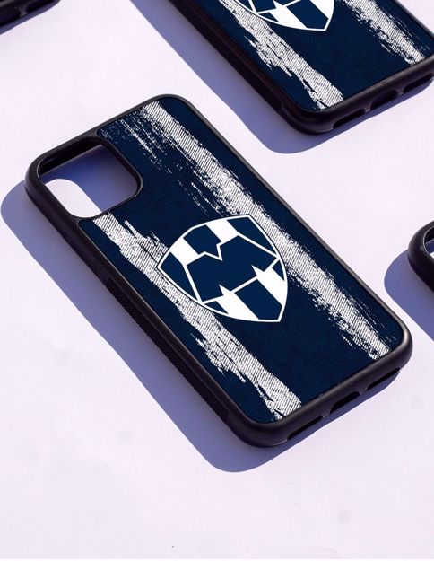 Imagen de FUNDA PARA CELULAR ESCUDO RAYADOS BROCHAZOS